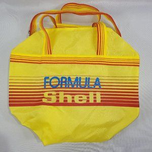 Formula Shell Vintage 1970s 1980s Gym Duffle Bag Carry-On Gas Oil Company